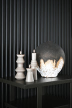Sirius Nordic Sculpture - Sille Candle - Stone Black