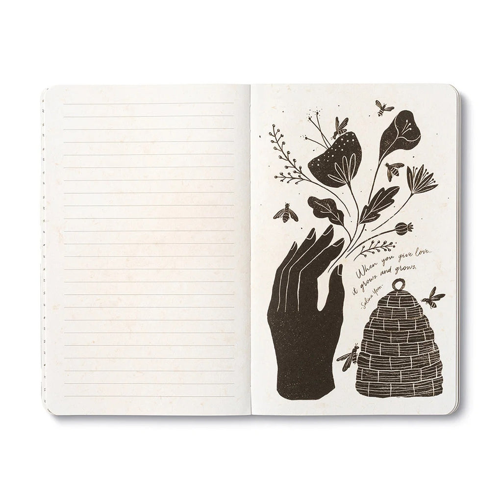 Write Now Journal - The Heart That Gives Gathers
