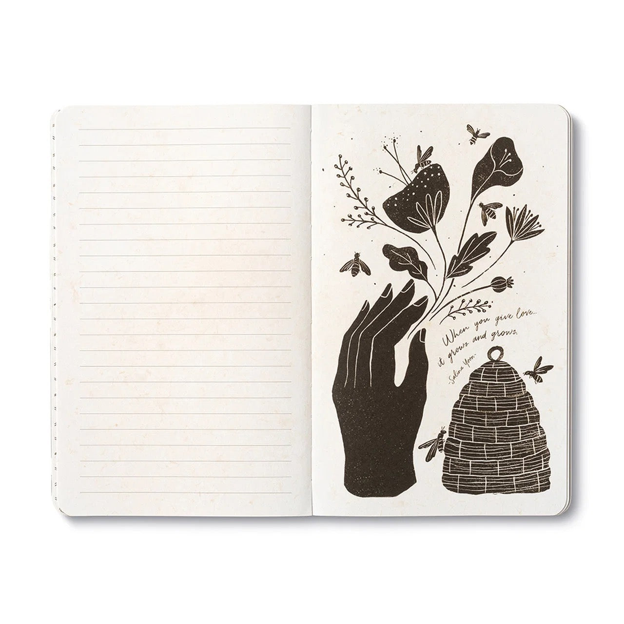 Write Now Journal - The Heart That Gives Gathers