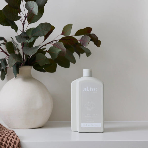 Alive Body 1L Hand & Body Wash Refill - Sea Cotton & Coconut