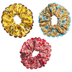 Sage and Clare Magnolia Cotton Scrunchie