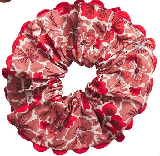 Sage and Clare Magnolia Cotton Scrunchie