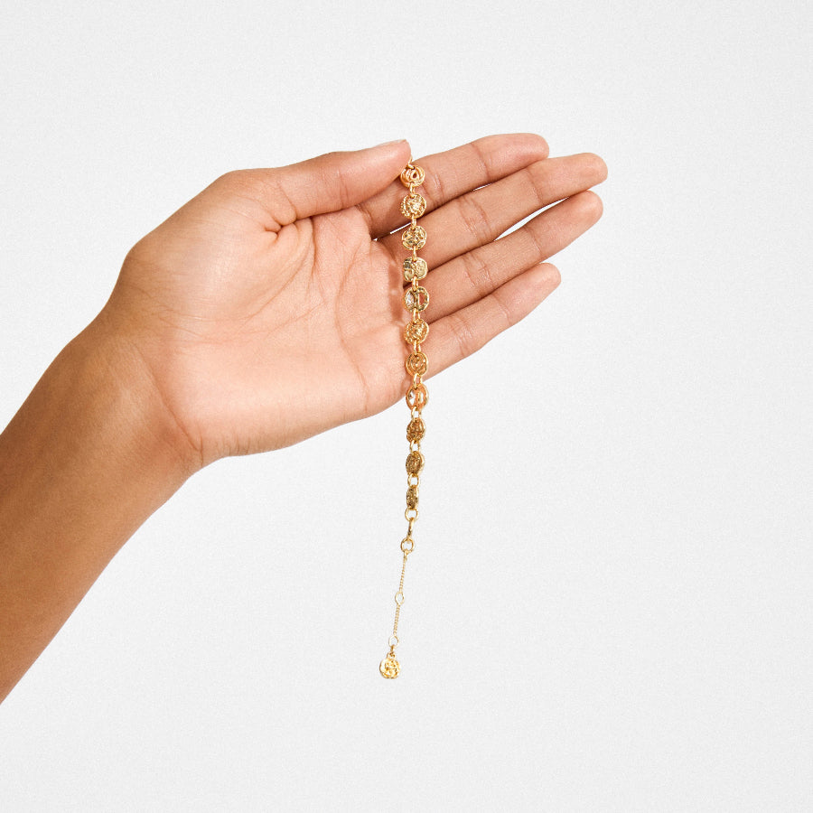 Fire Bracelet - Gold Plated