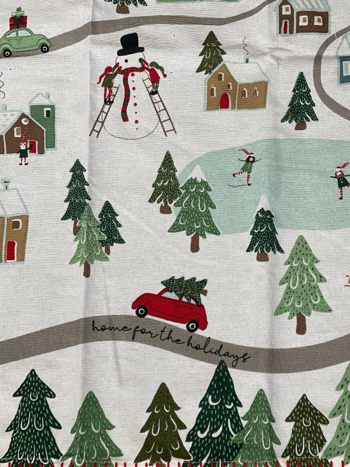 Embellished Christmas Tea Towel - 3 Designs