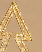 Stellar Haus Gold Wire LED Outline Tree 90cm or 120cm