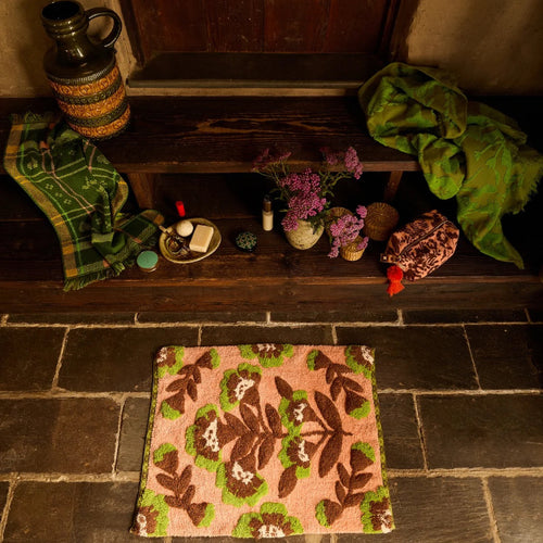 Sage and Clare - Winona Bath Mat - Carnelian