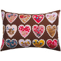 Sage and Clare Loretta Cotton Pillowcase Set - Umber