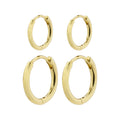 Ariella Earrings - Gold Plated 2 in 1 set
