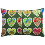 Sage and Clare Loretta Cotton Pillowcase Set - Hunter Green