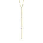 Root Y-Necklace - Gold-plated