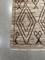 Vintage Handwoven Afghan Sahara Runner - 298cm x 77cm