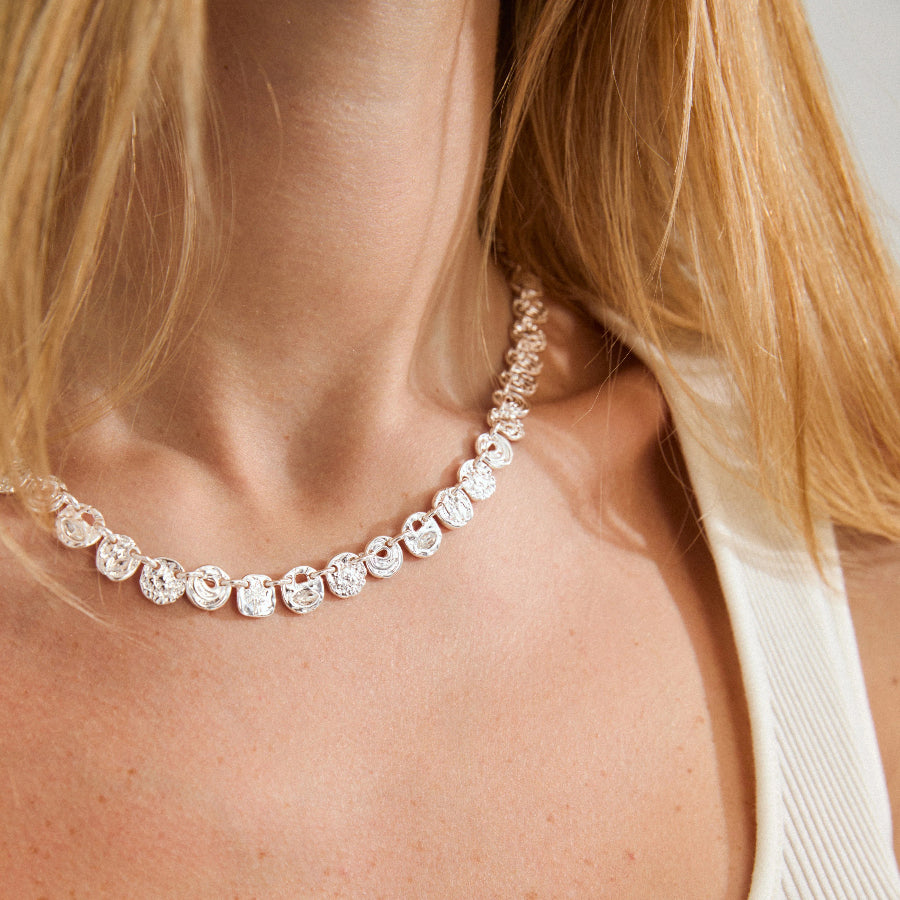 Fire Necklace - Silver Plated
