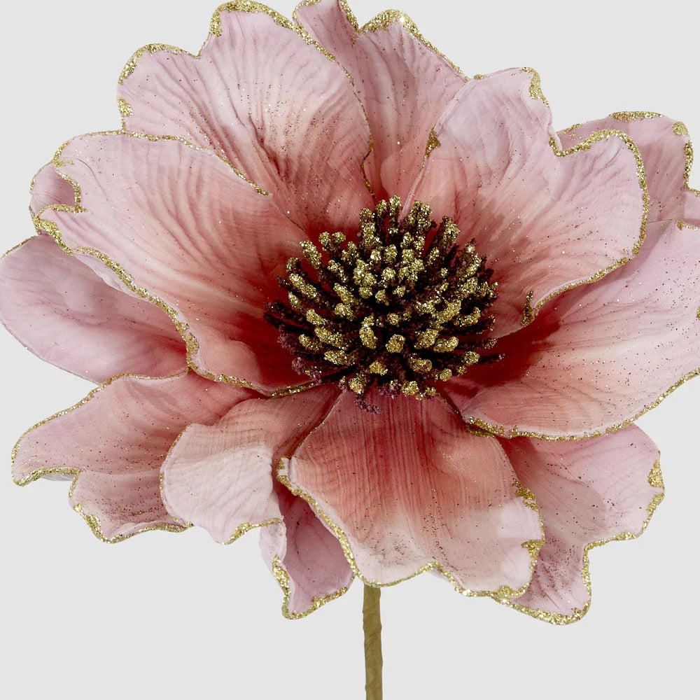 Glitter Peony Stem 66cm
