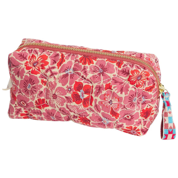 Sage and Clare Magnolia Travel Pouch - Poppy
