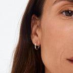 Nova Hoop Earring - silver plated
