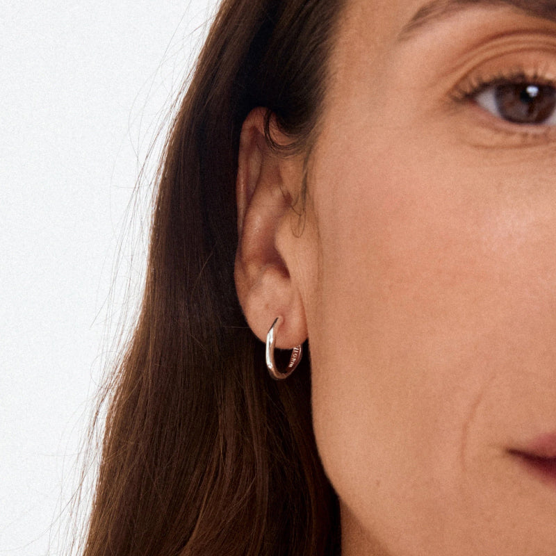 Nova Hoop Earring - silver plated