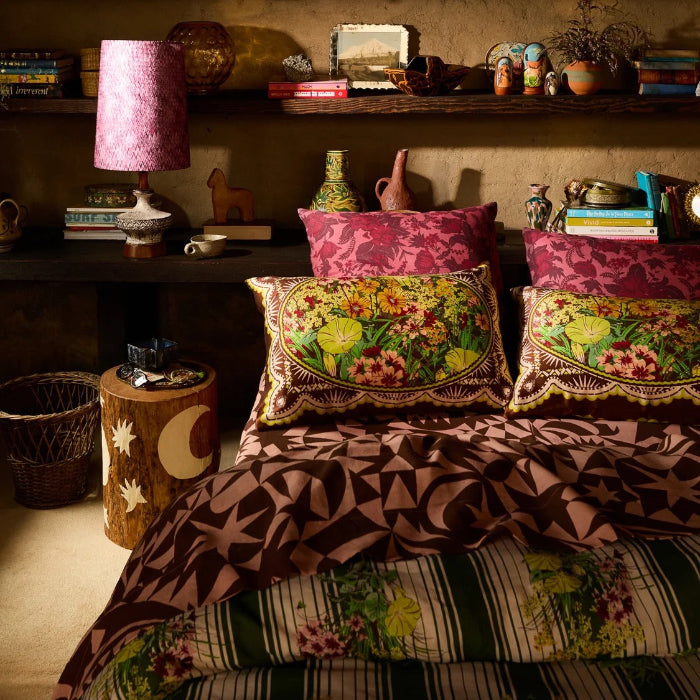 Sage and Clare Ramona Silk Pillowcase - Umber Standard