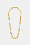 Connect Recycled Necklace - Gold Plated