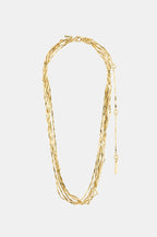 Connect Recycled Necklace - Gold Plated