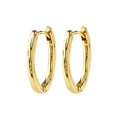 Now Hoop Earrings Gold Plated