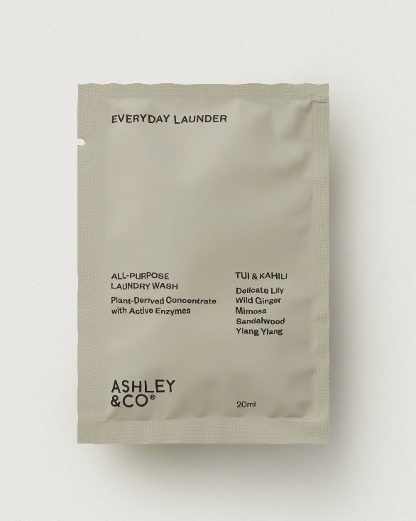 Ashley + Co Everyday Launder - Laundry Concentrate Sachet Sample