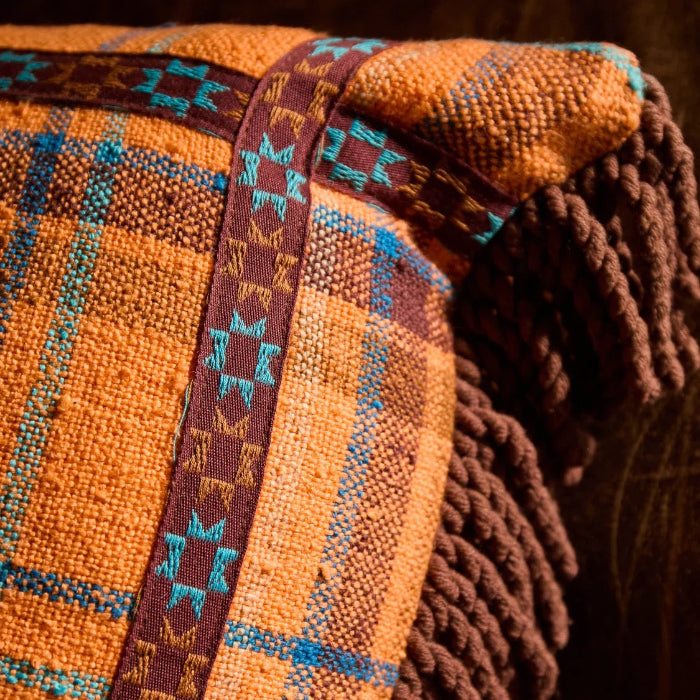 Sage and Clare - Frances Woven Cushion - Citrine