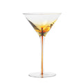 Broste Amber Martini Glass - Set/4