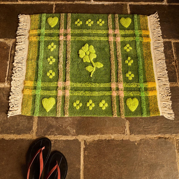 Sage and Clare - Josephine Bath Mat - Hunter Green