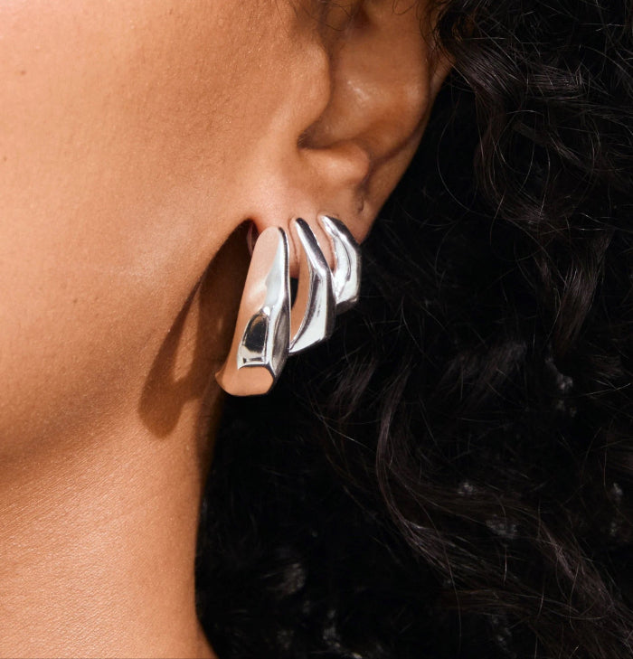 Presence Earrings - Silver Plated