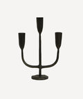 Dax 3 Black Candle Stand short