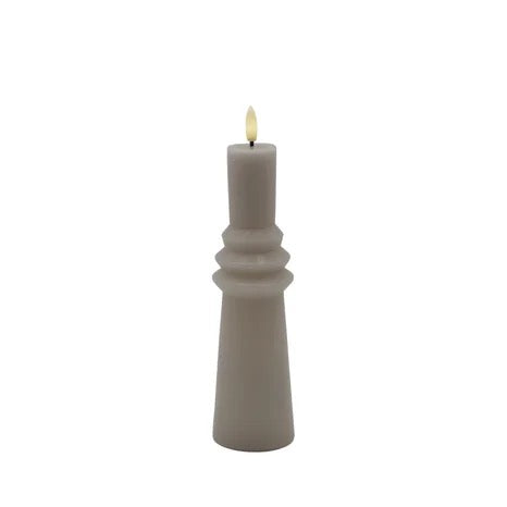 Sirius Nordic Sculpture - Sille Candle - Warm Grey