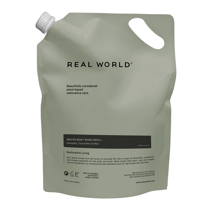 Real World Horopito, Cucumber & Mint Hand Wash Refill