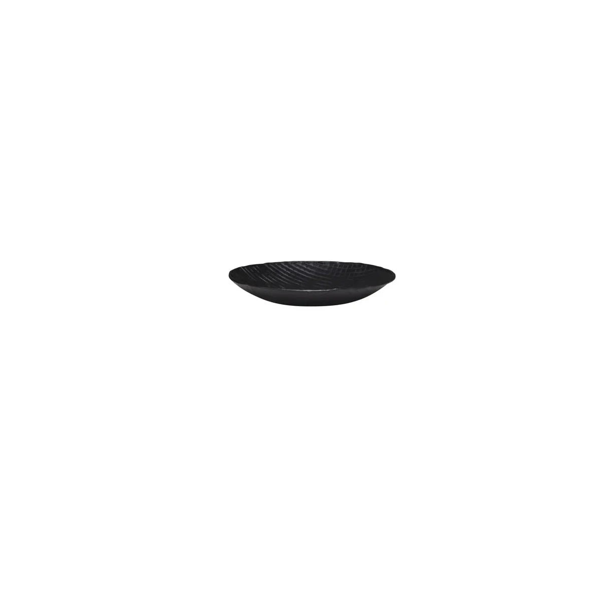 ANKARA Round Plate - Black