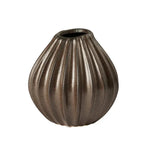 BROSTE Vase Wide S - Antique Brown