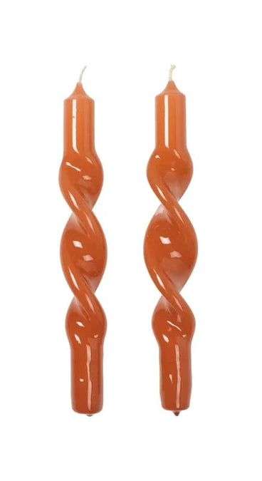 Broste Twisted Candle Set of 2