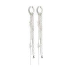 Drue Earrings - silver plated