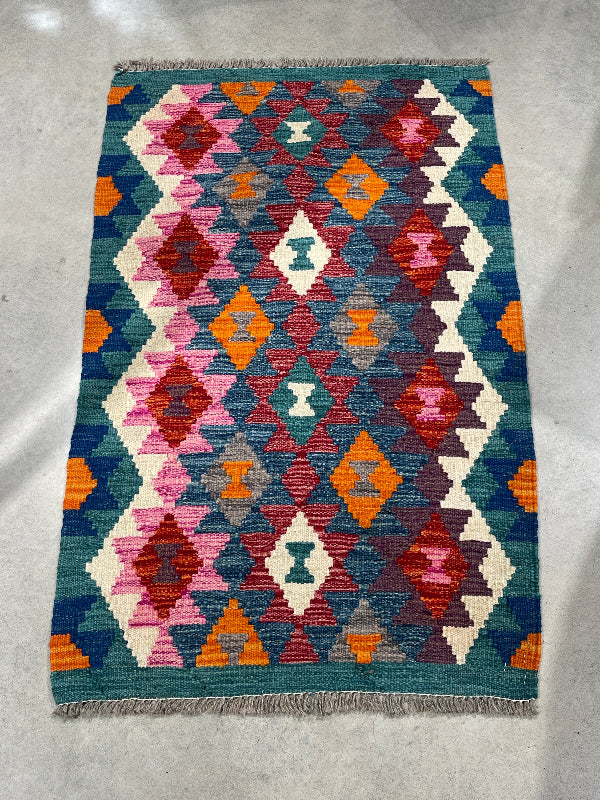 Vintage Handwoven Rug 93 x66cm (1587)