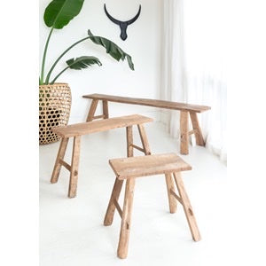 Teak Bench Small Natural