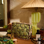 Sage and Clare Magnolia Vanity Bag - Cactus Green