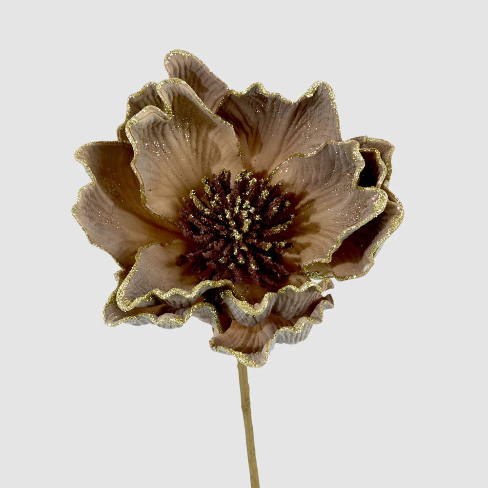 Glitter Peony Stem 66cm