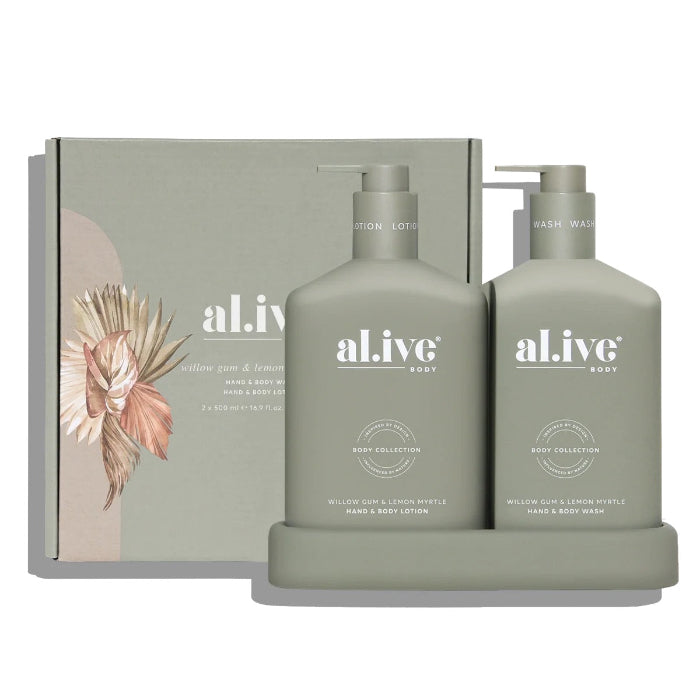 Alive Wash & Lotion Duo - Willow Gum & Lemon Myrtle Limited Edition