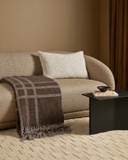 Baya Fiordland 100% Lambswool Throw - Walnut