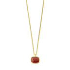 Now Necklace Gold Plated/Red