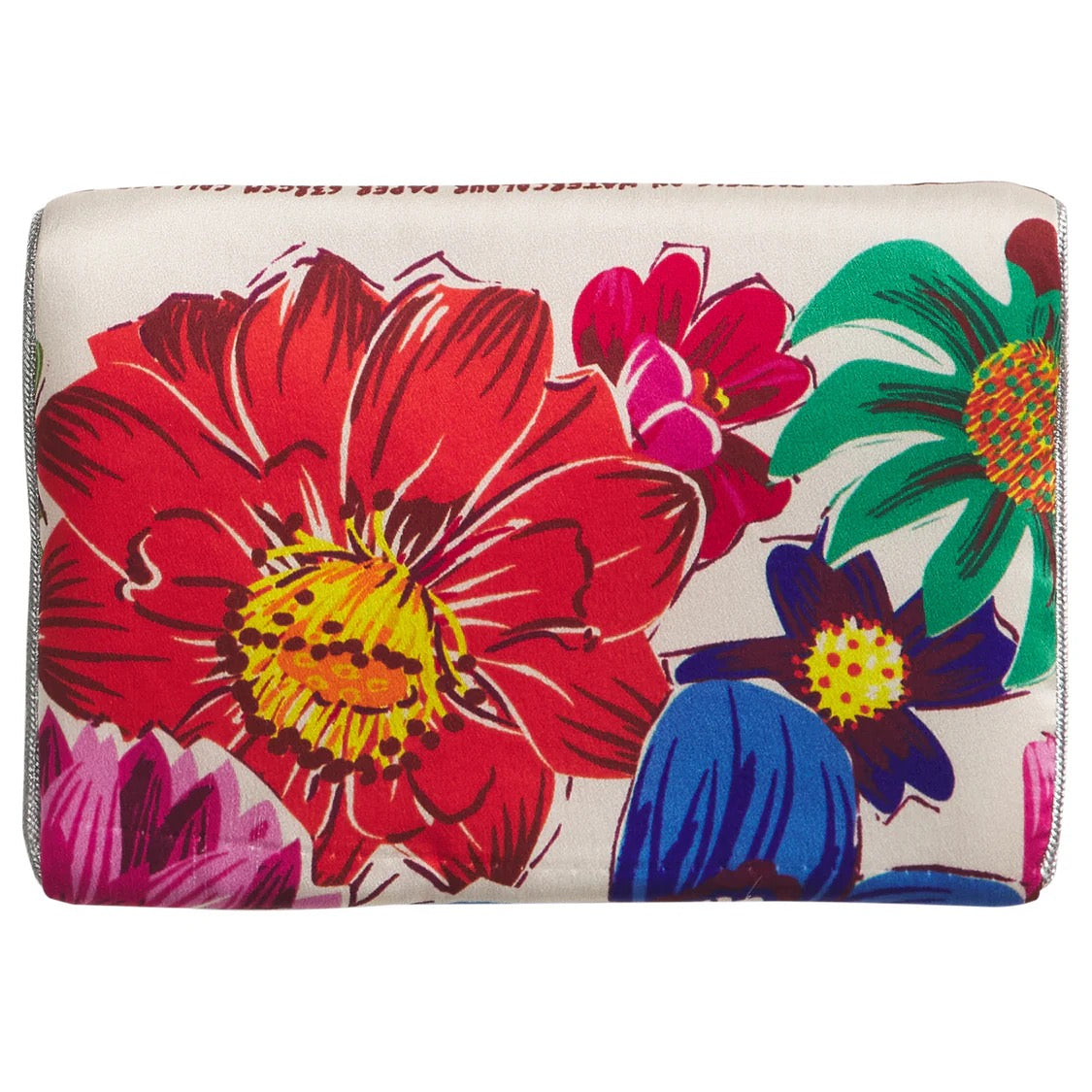 Sage and Clare Ines Silk Pouch - Porcelain
