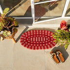 Sage and Clare Fernanda Door Mat - Hibiscus