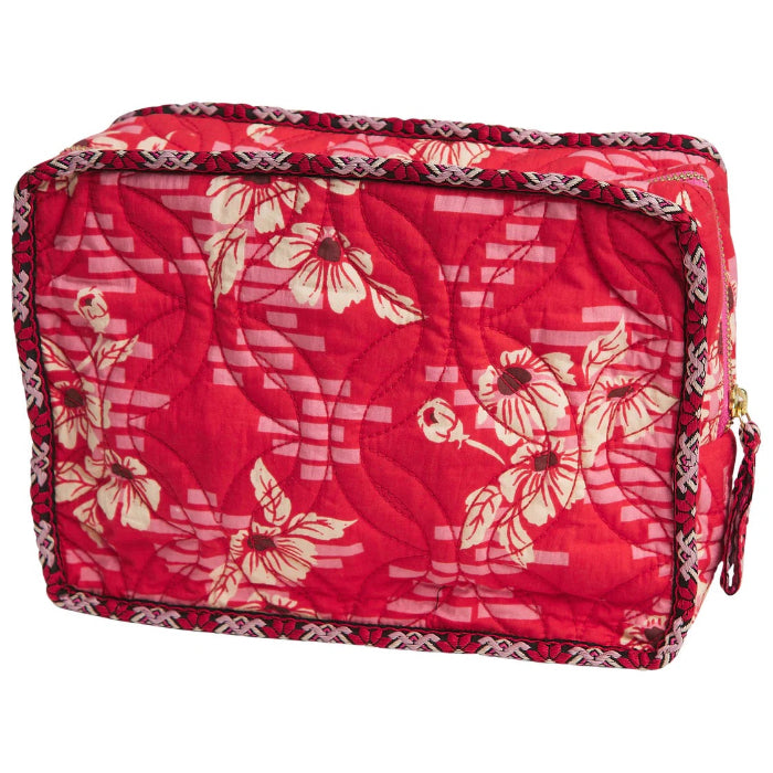 Sage and Clare Marta Vanity Bag - Vermillion