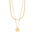 Declan Recycled Necklace - Gold Plated