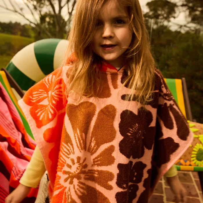 Sage and Clare Kids Hooded Towel - Jolene - Carnelian