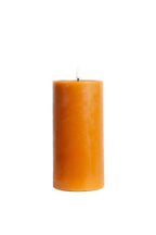 Classic LED Wax Pillar Candle - Tobacco