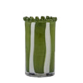 Pettine Glass Vase - Green - 2 Sizes